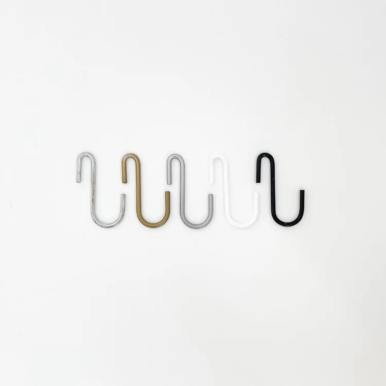 Hanging S Hooks, Pack of 4