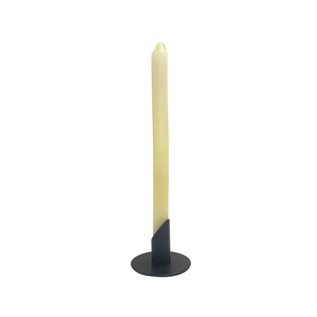 Holy Grail Homes Nordic Tall Candles | Ivory Tall Candles | Unscented Tall Candles | Paraffin Palm Wax | Dripless & Smoke-Free | Taper Candle | Set of 6 | Size : 0.78" Diameter x 11.29" Height