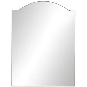 Jacques Floor Mirror, Antique Brass
