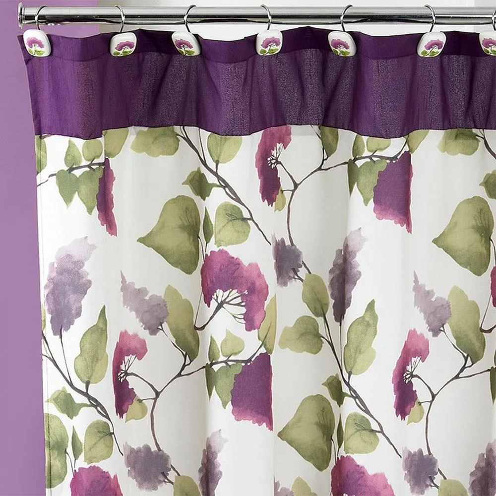 Jasmine Fabric Shower Curtain