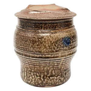 Karen Karnes Attributed Mid-Century Modern Stoneware Art Pottery Covered Jar