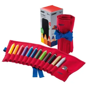 LAMY Colored Pencil (12-Pack) - 3plus Cloth Roll
