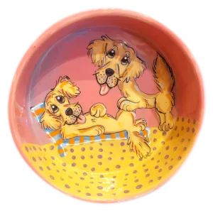 Large Golden Retriever Food Bowl