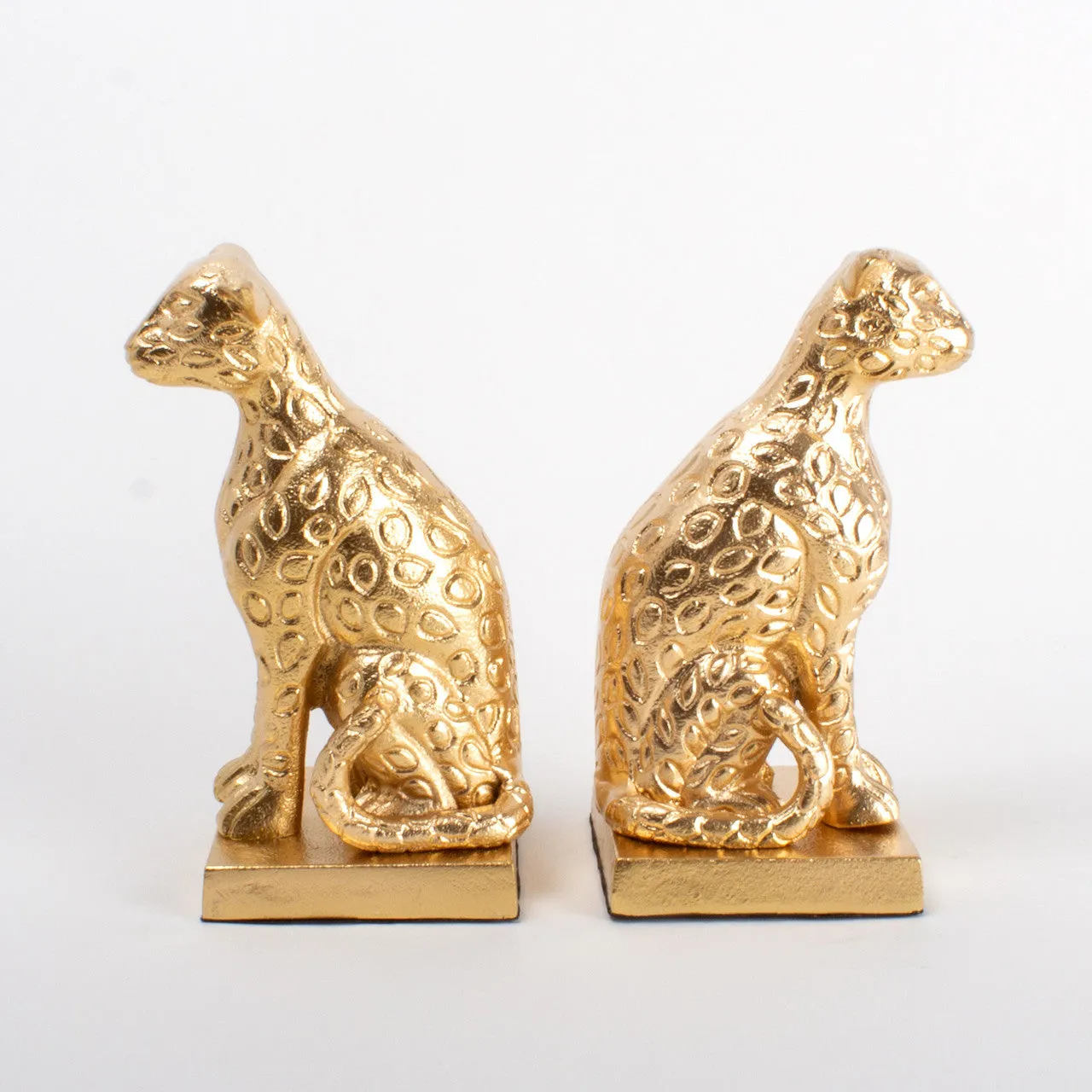 Leopard Book End Set