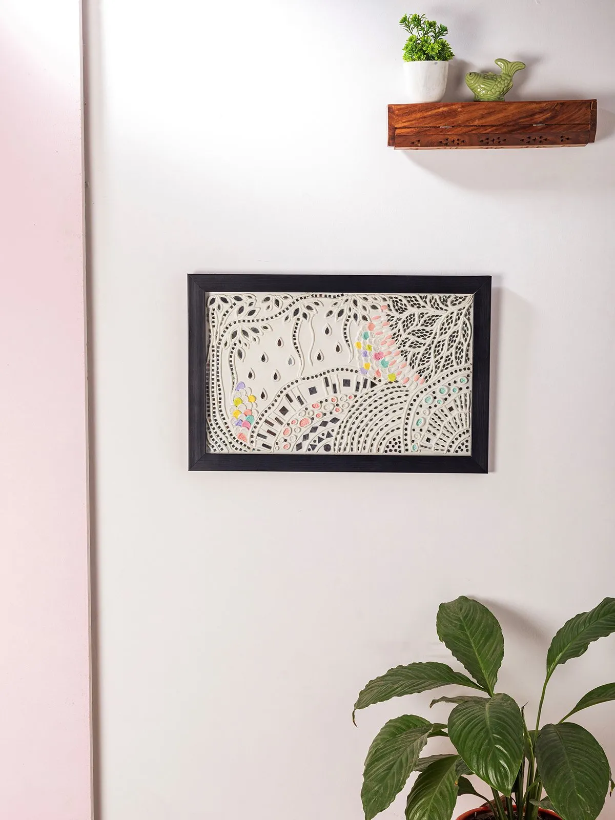 Lippan Art Abstract Wall Frame