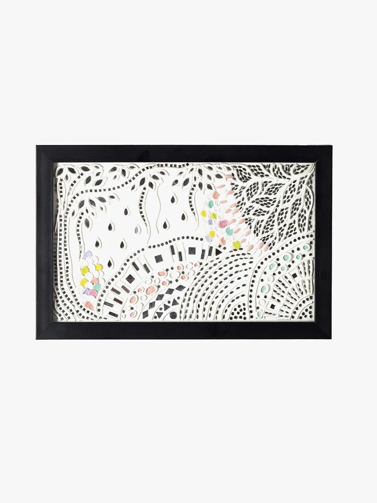 Lippan Art Abstract Wall Frame
