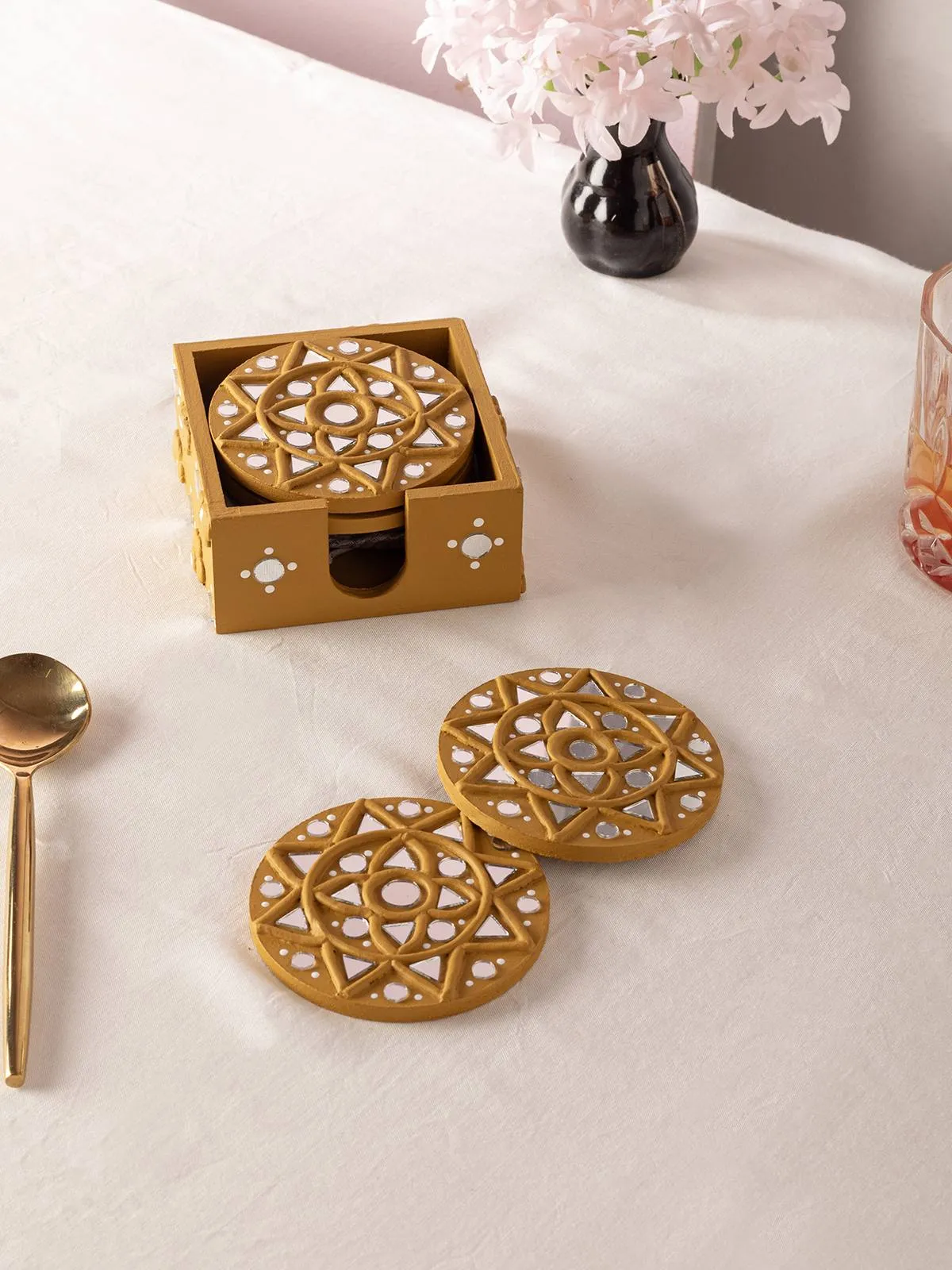 Lippan Art Coasters Set of 4