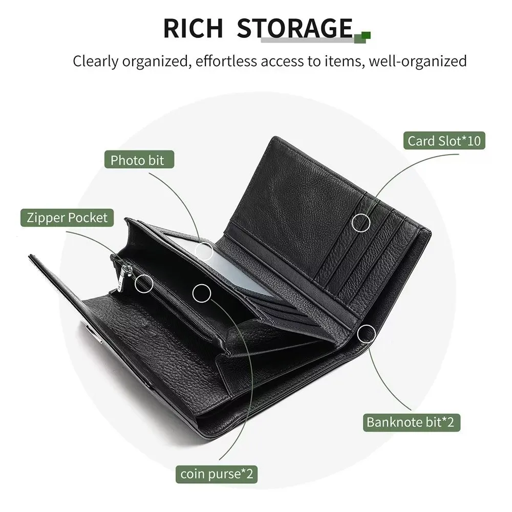 Luxury CrocLeather Short Trifold Wallets