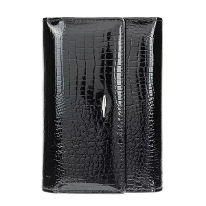 Luxury CrocLeather Short Trifold Wallets