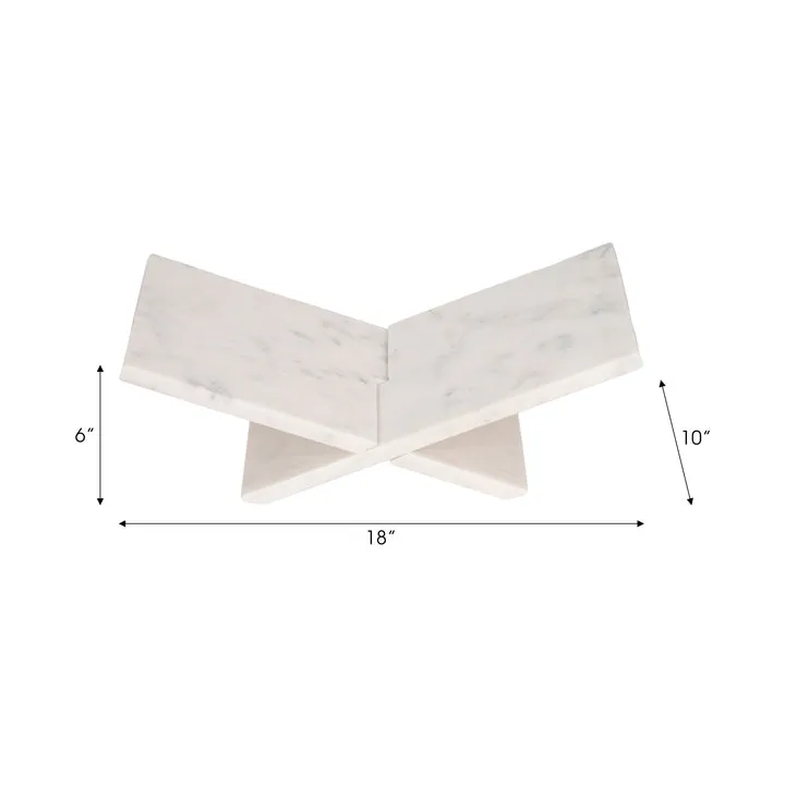Marble Bookstand, White