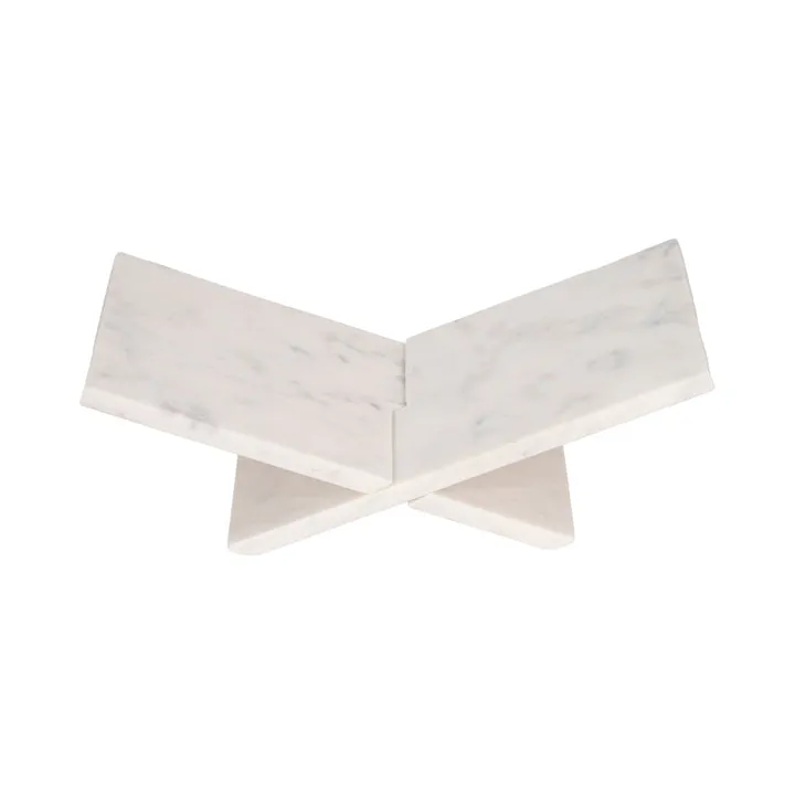 Marble Bookstand, White