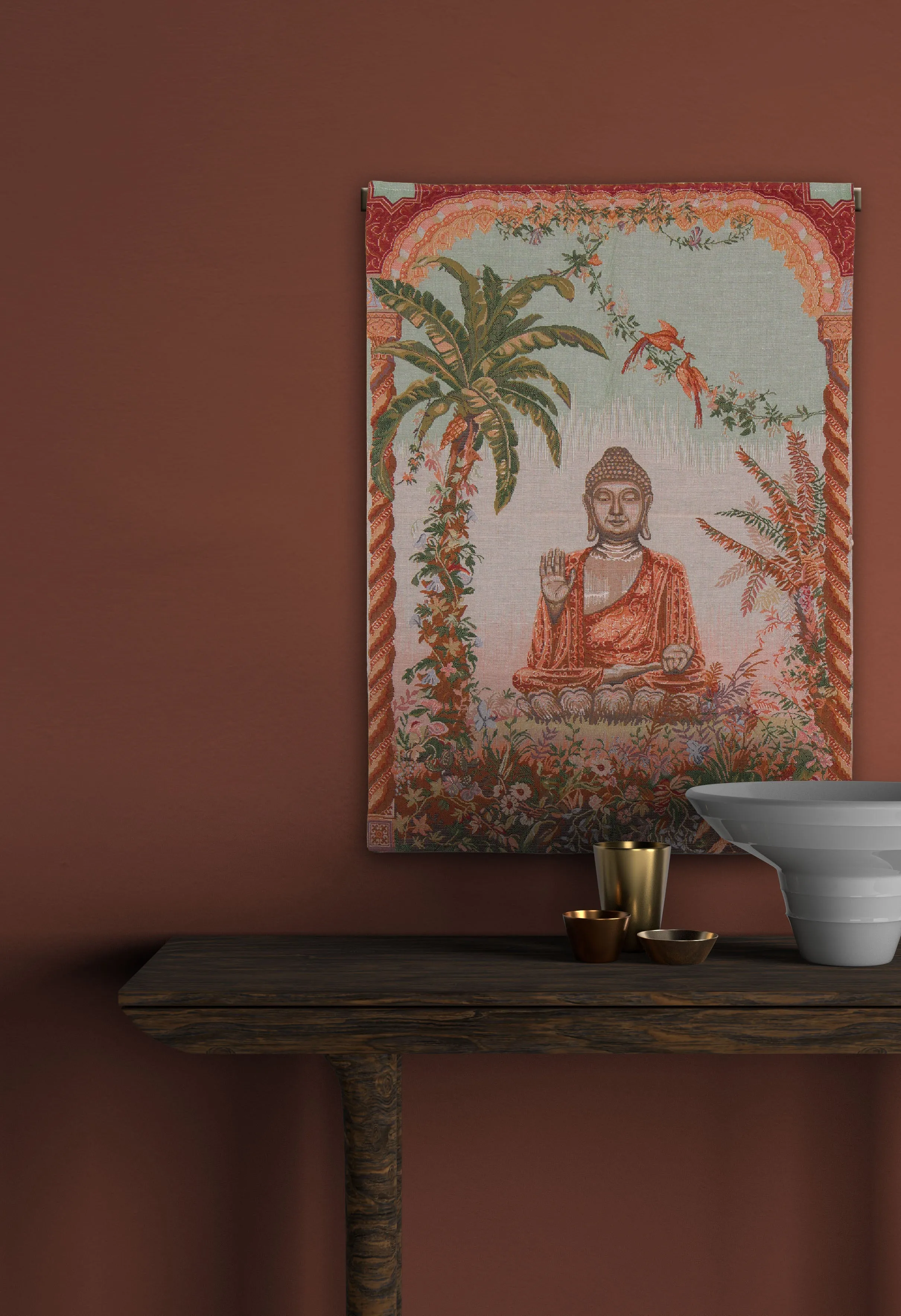 Meditating Buddha Tapestry