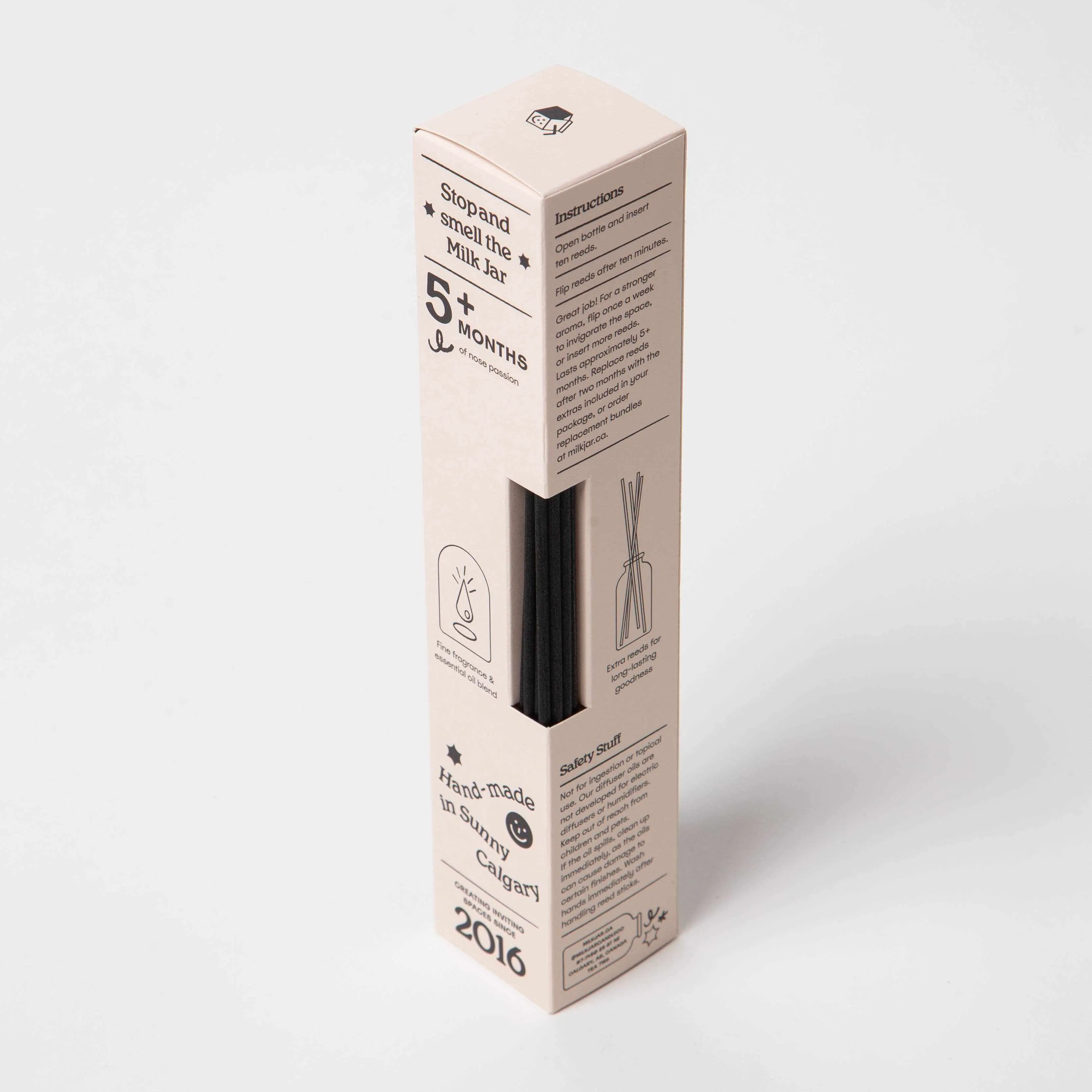 Milk Jar Candle Co - Wallflower reed diffuser - Tobacco & Peony