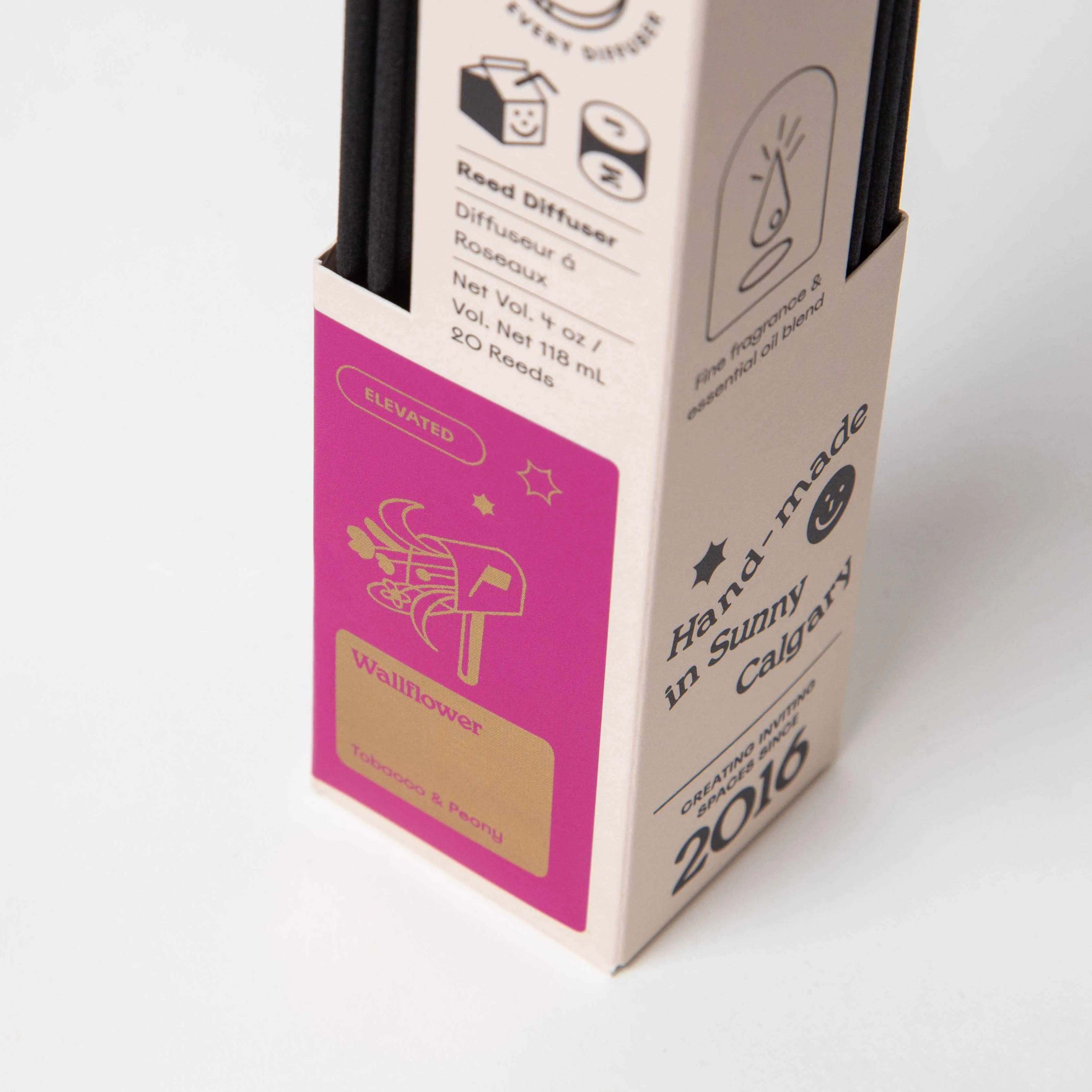 Milk Jar Candle Co - Wallflower reed diffuser - Tobacco & Peony