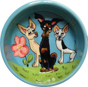 Mini Pinscher Dog Bowl