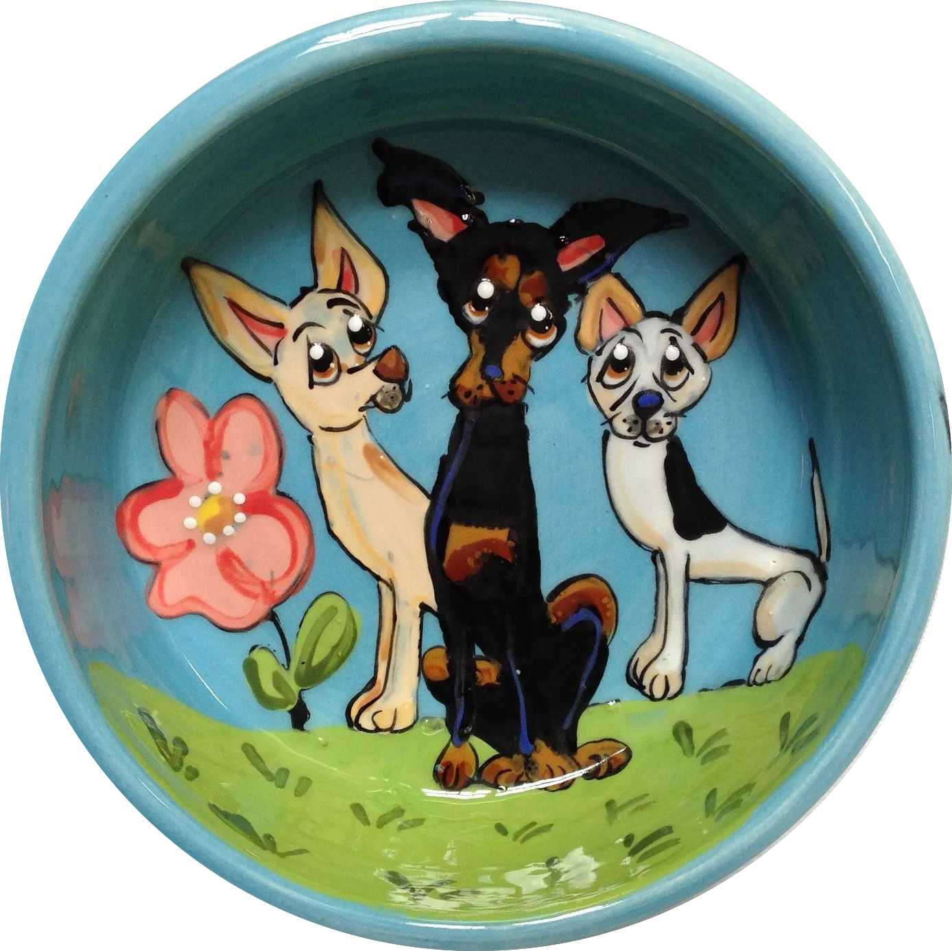 Mini Pinscher Dog Bowl