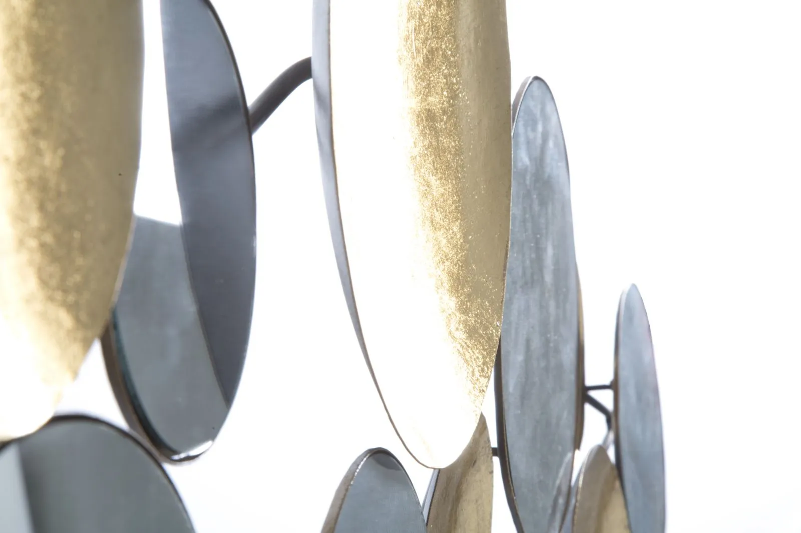 Mirror & Metal Circles Wall Decor