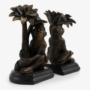 Monkey Bookends