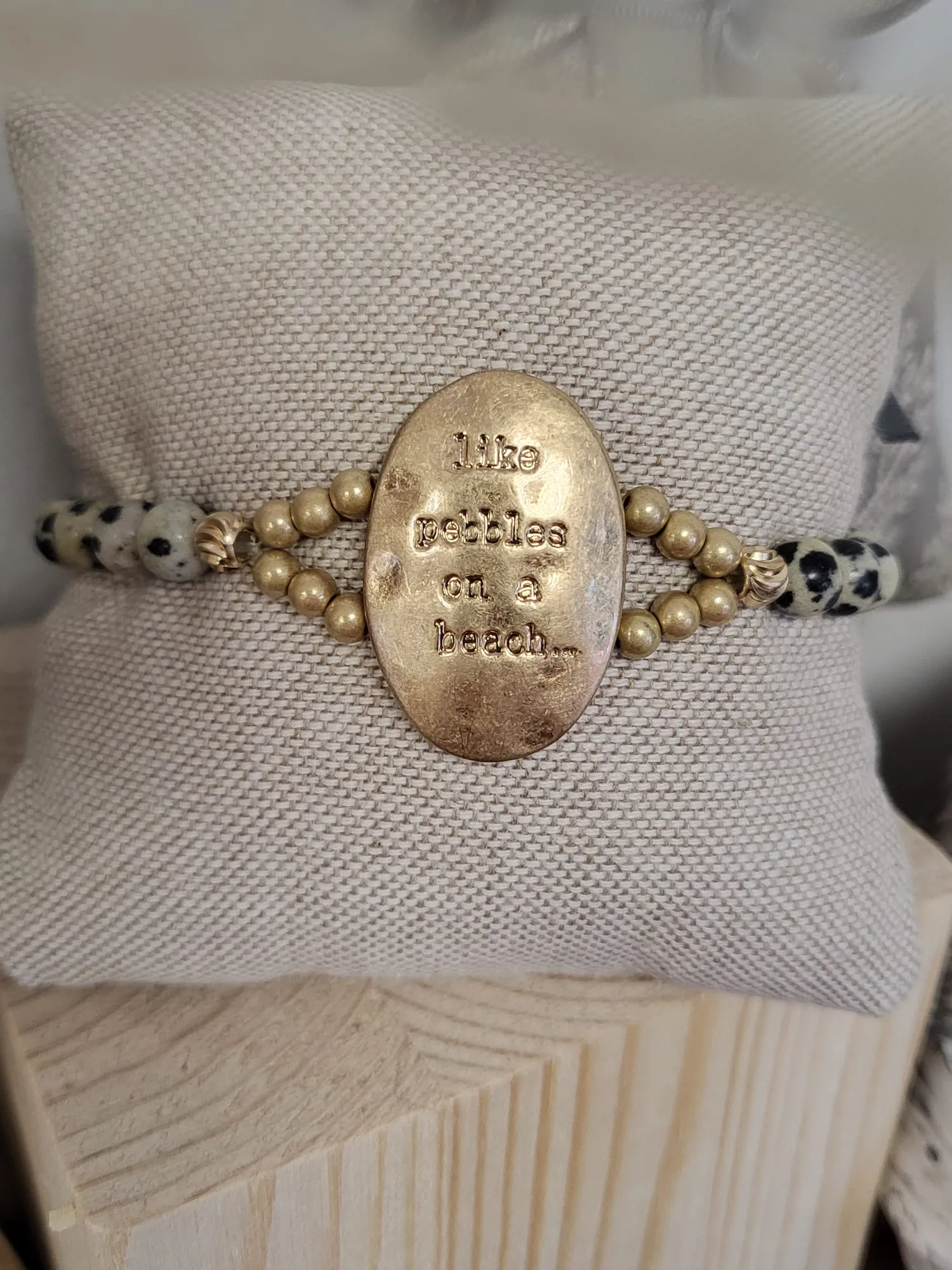 Pebbles on a Beach bracelet