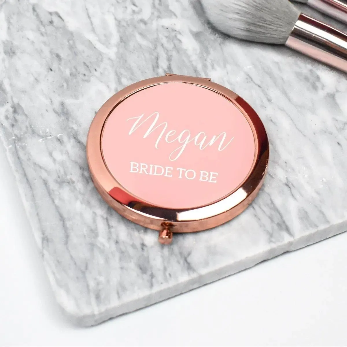 Personalised Bridesmaid Pocket Mirror, Bride Compact Mirror, Maid of Honour Pocket Mirror, Bridesmaid Favour, Bridal Party Gift, Hand Mirror