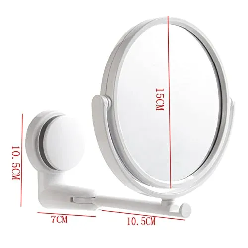 Pinakine® Wall-Mounted Mirror Circle Mirror Round Mirror Bathroom Double Sided Mirror|70024029PNK