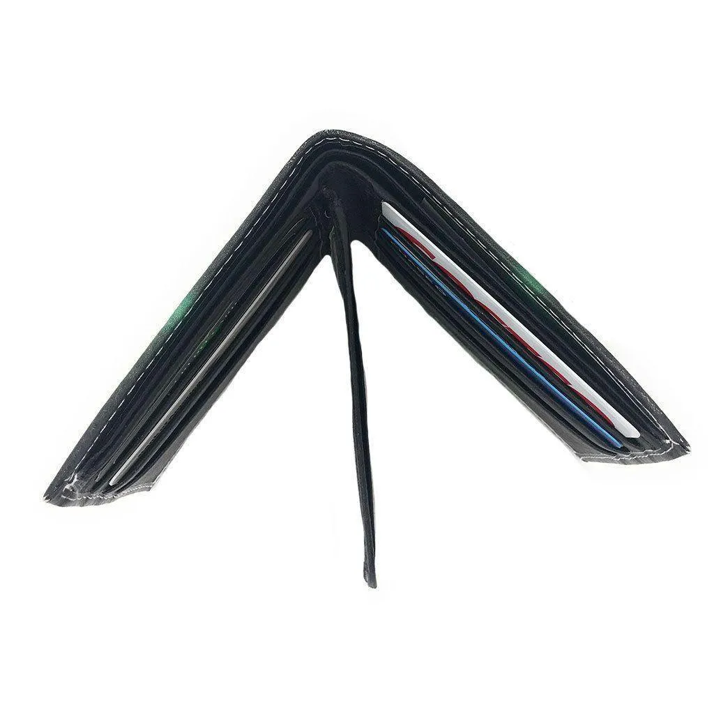 Printed Designs Bifold Wallets In Gift Box Cash Card Id Slots Mens Womens Youth