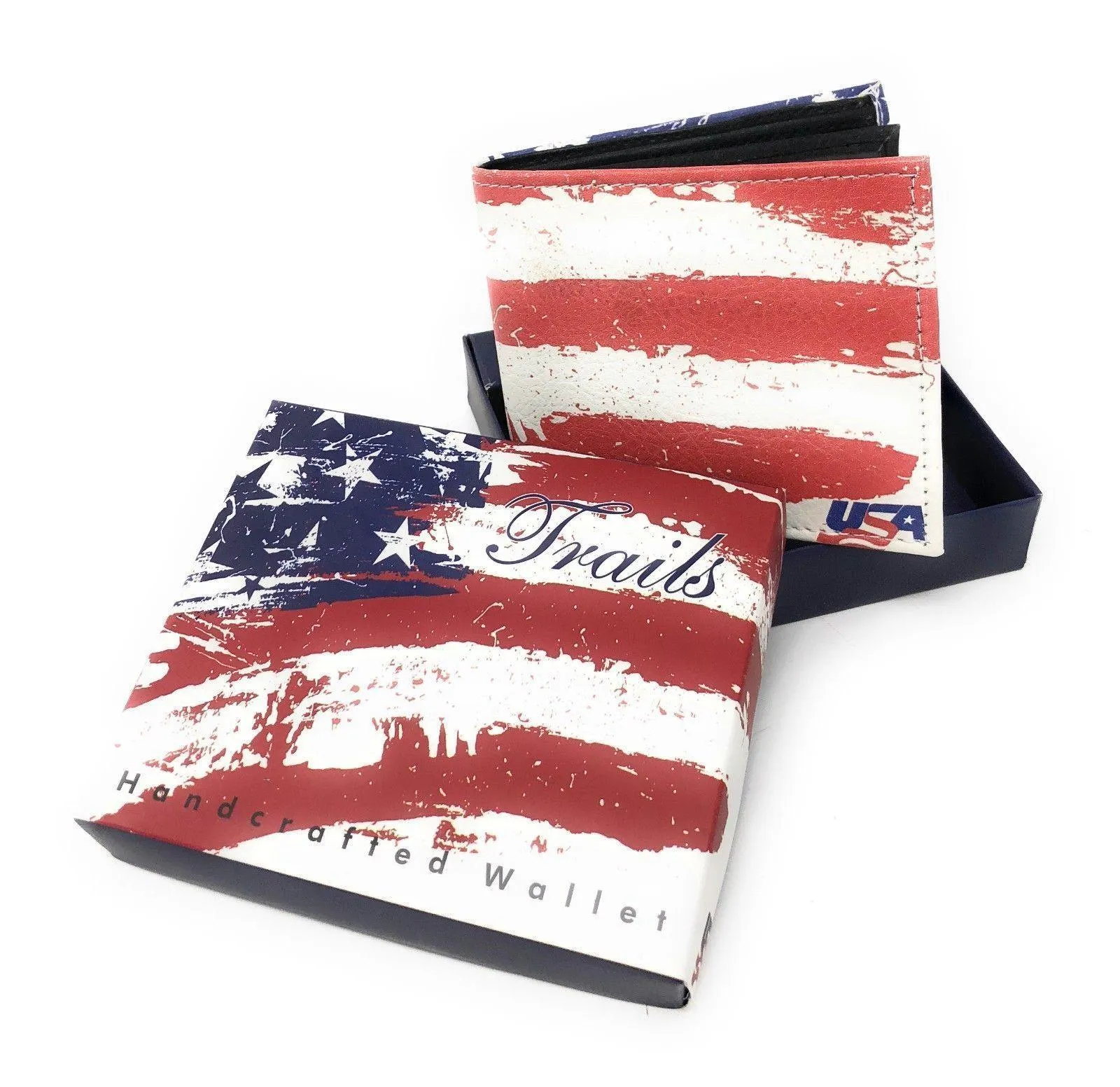 Printed Designs Bifold Wallets In Gift Box Cash Card Id Slots Mens Womens Youth