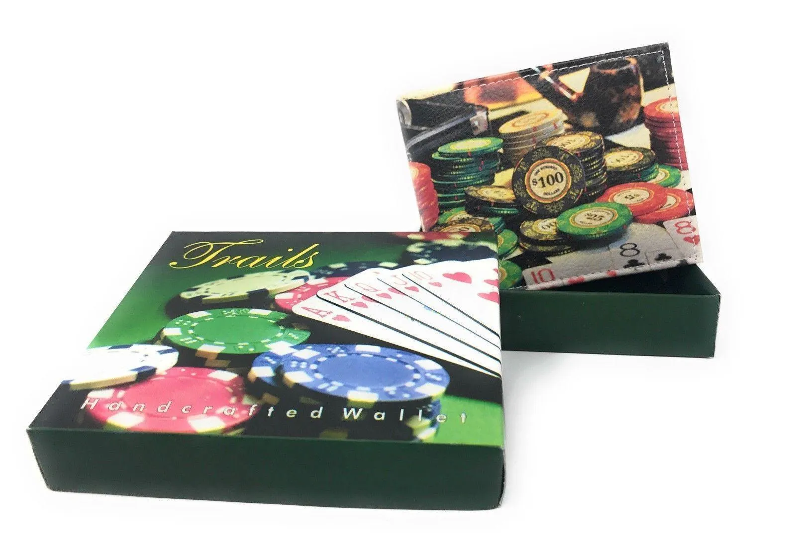 Printed Designs Bifold Wallets In Gift Box Cash Card Id Slots Mens Womens Youth