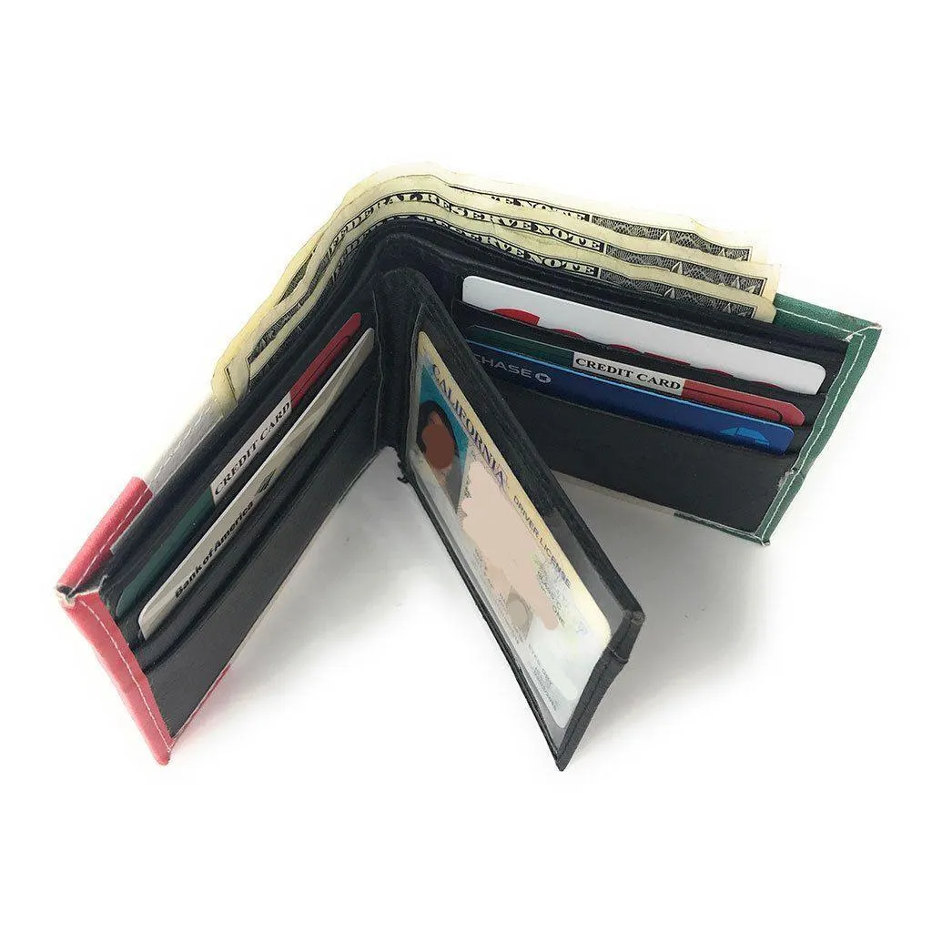 Printed Designs Bifold Wallets In Gift Box Cash Card Id Slots Mens Womens Youth