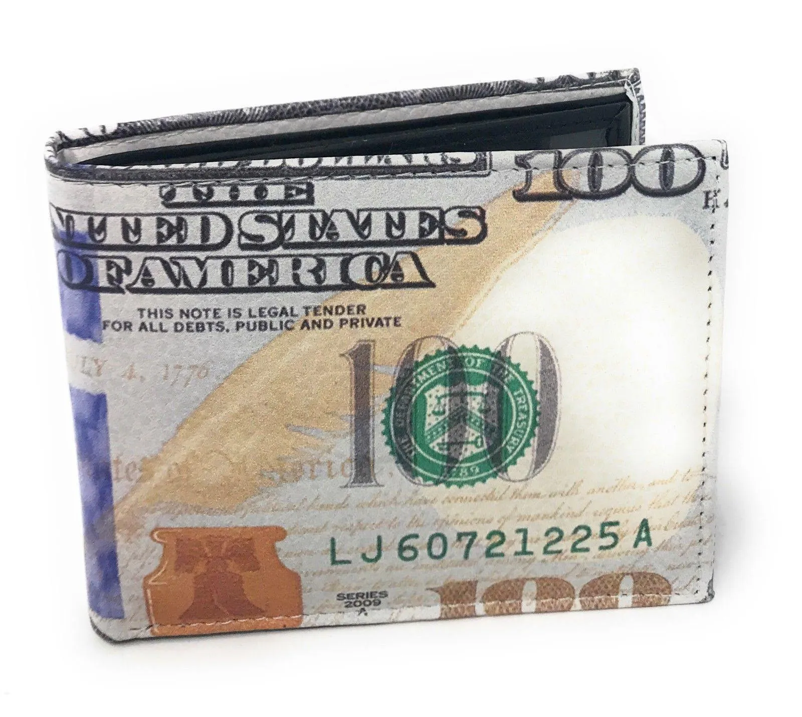 Printed Designs Bifold Wallets In Gift Box Cash Card Id Slots Mens Womens Youth
