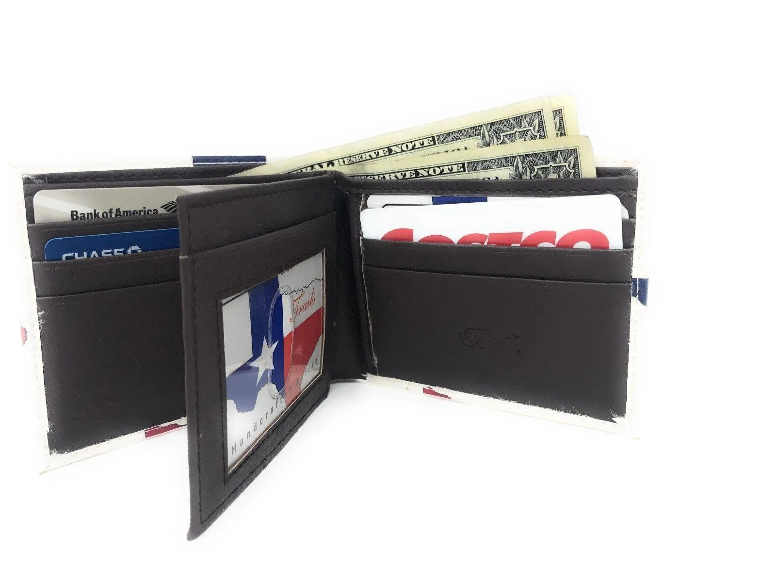 Printed Designs Bifold Wallets In Gift Box Cash Card Id Slots Mens Womens Youth