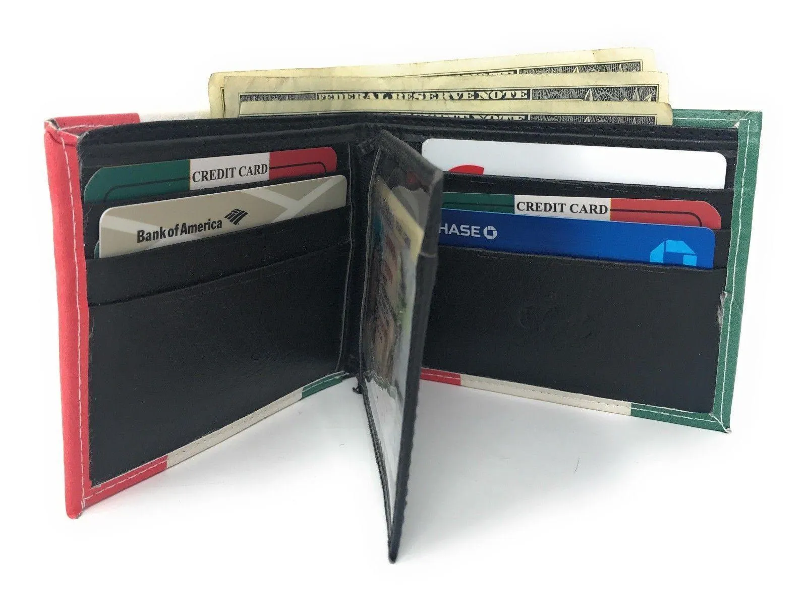 Printed Designs Bifold Wallets In Gift Box Cash Card Id Slots Mens Womens Youth