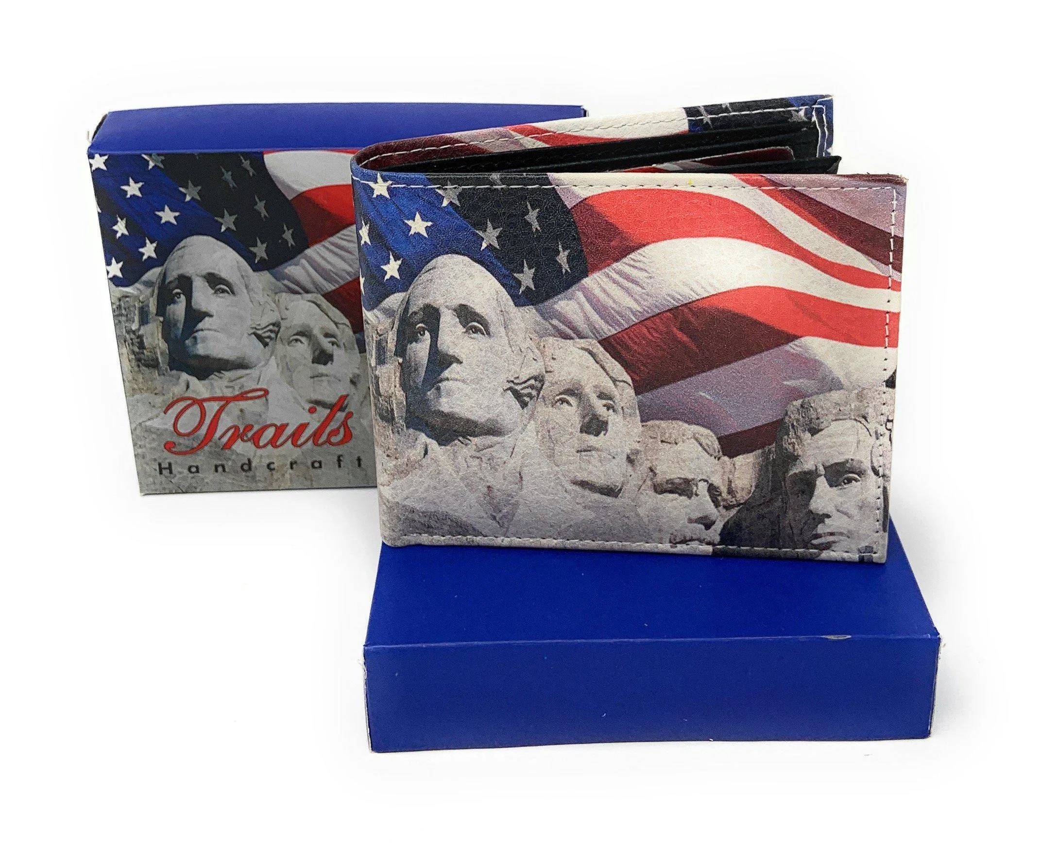 Printed Designs Bifold Wallets In Gift Box Cash Card Id Slots Mens Womens Youth