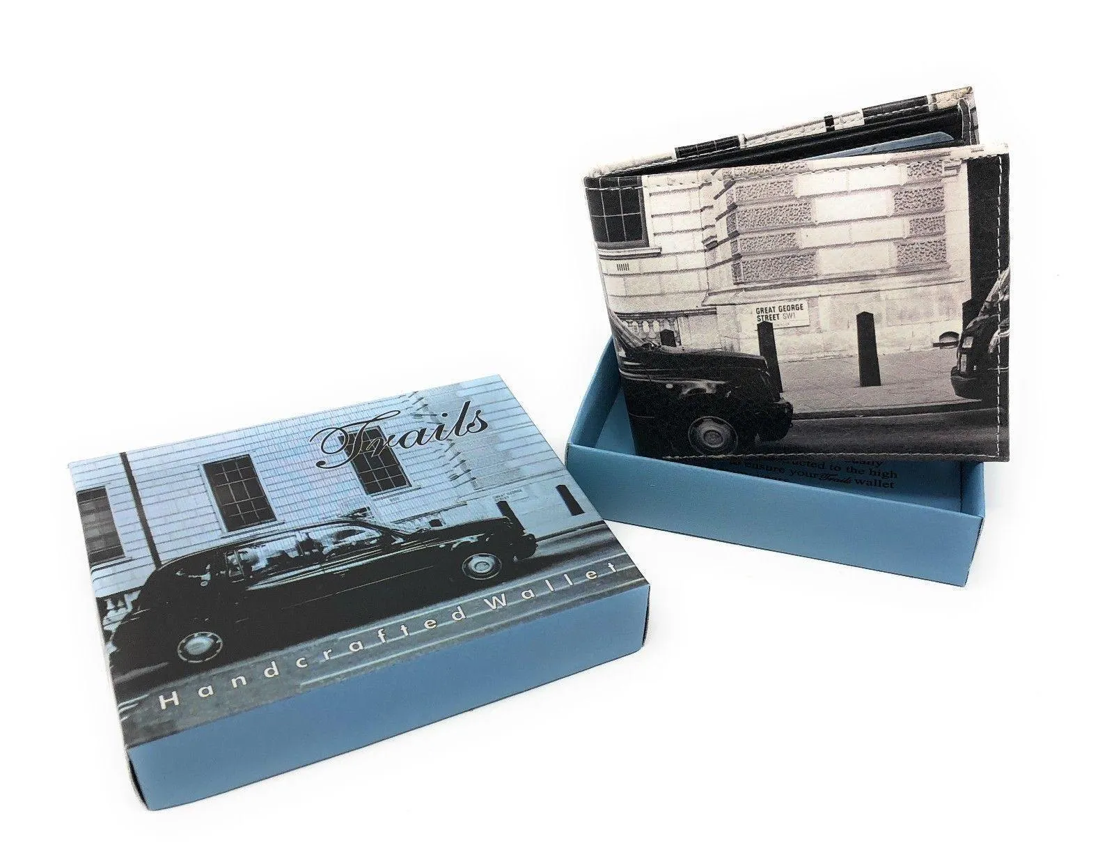 Printed Designs Bifold Wallets In Gift Box Cash Card Id Slots Mens Womens Youth