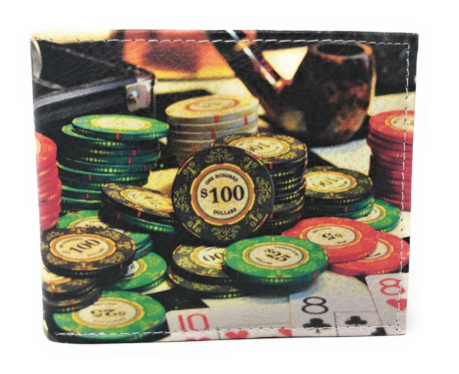 Printed Designs Bifold Wallets In Gift Box Cash Card Id Slots Mens Womens Youth