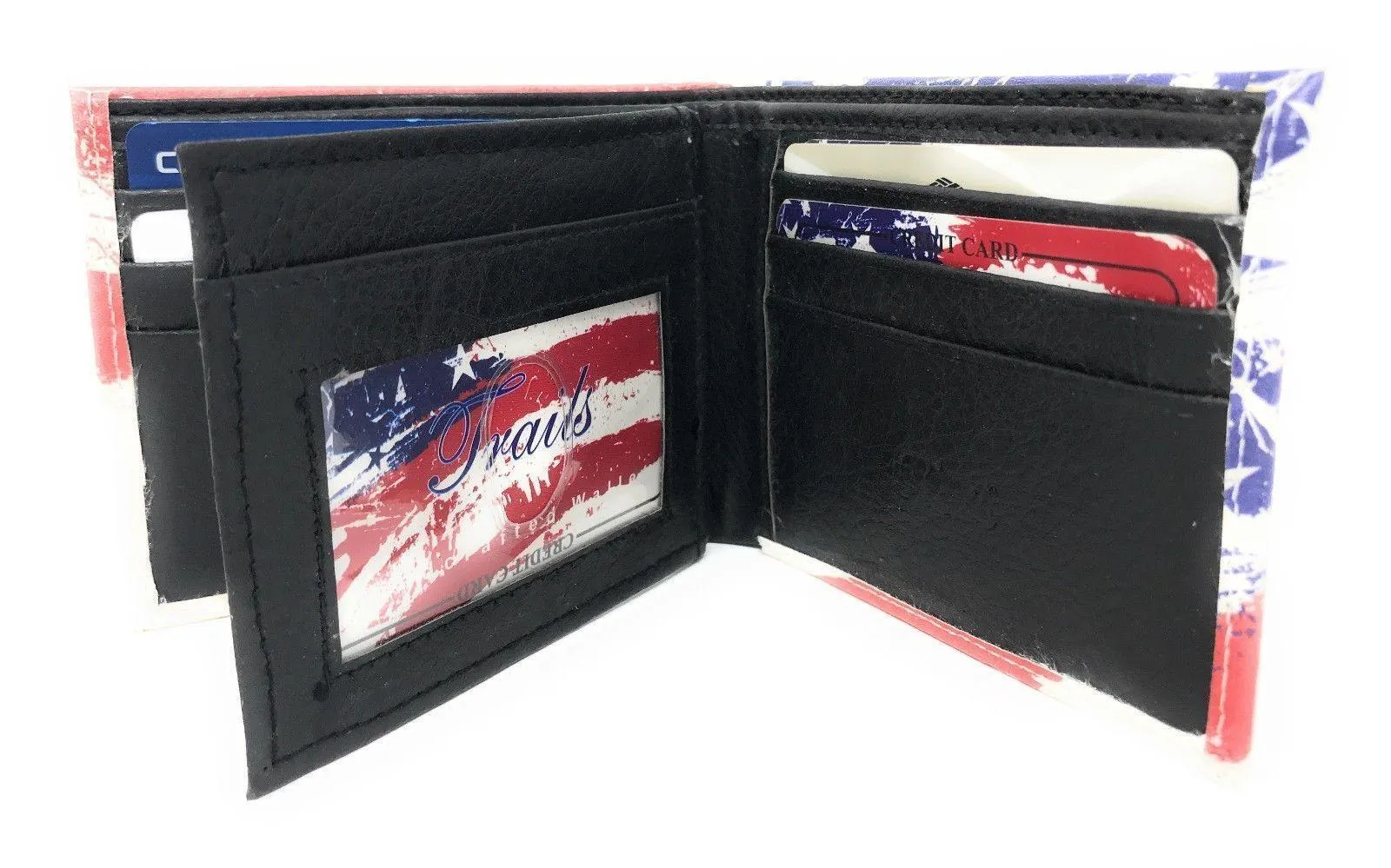Printed Designs Bifold Wallets In Gift Box Cash Card Id Slots Mens Womens Youth