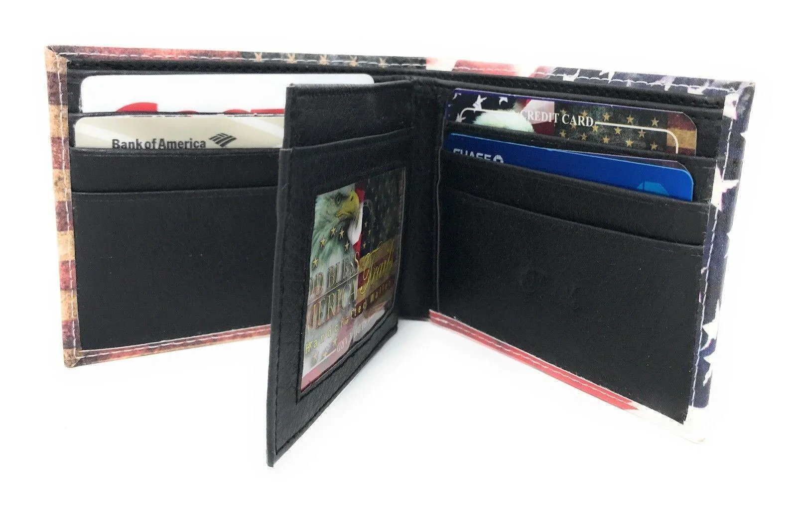 Printed Designs Bifold Wallets In Gift Box Cash Card Id Slots Mens Womens Youth