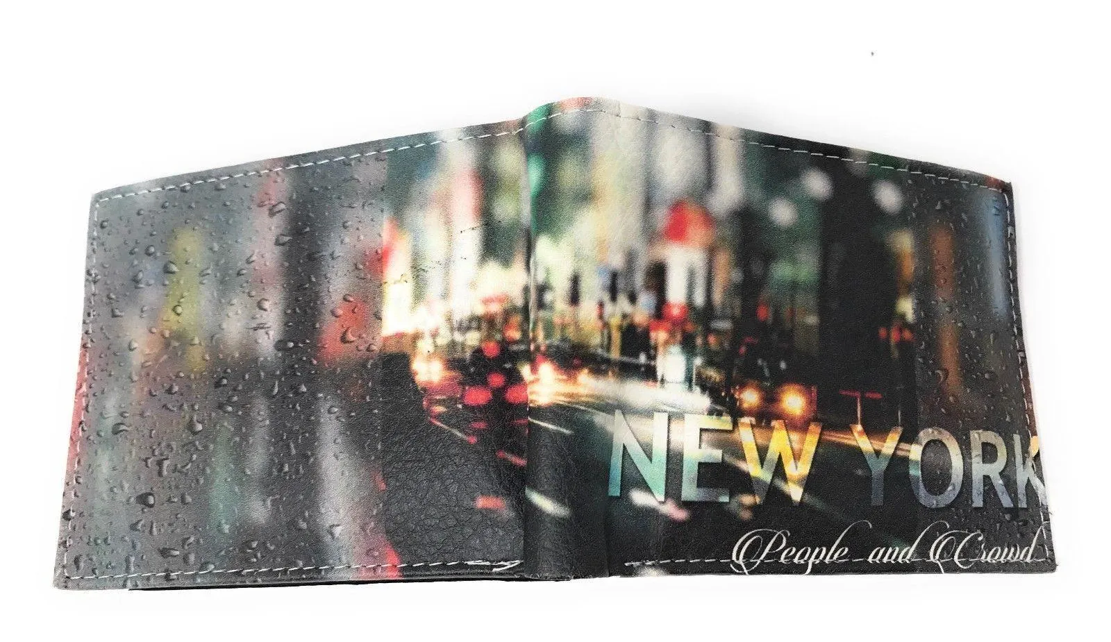 Printed Designs Bifold Wallets In Gift Box Cash Card Id Slots Mens Womens Youth