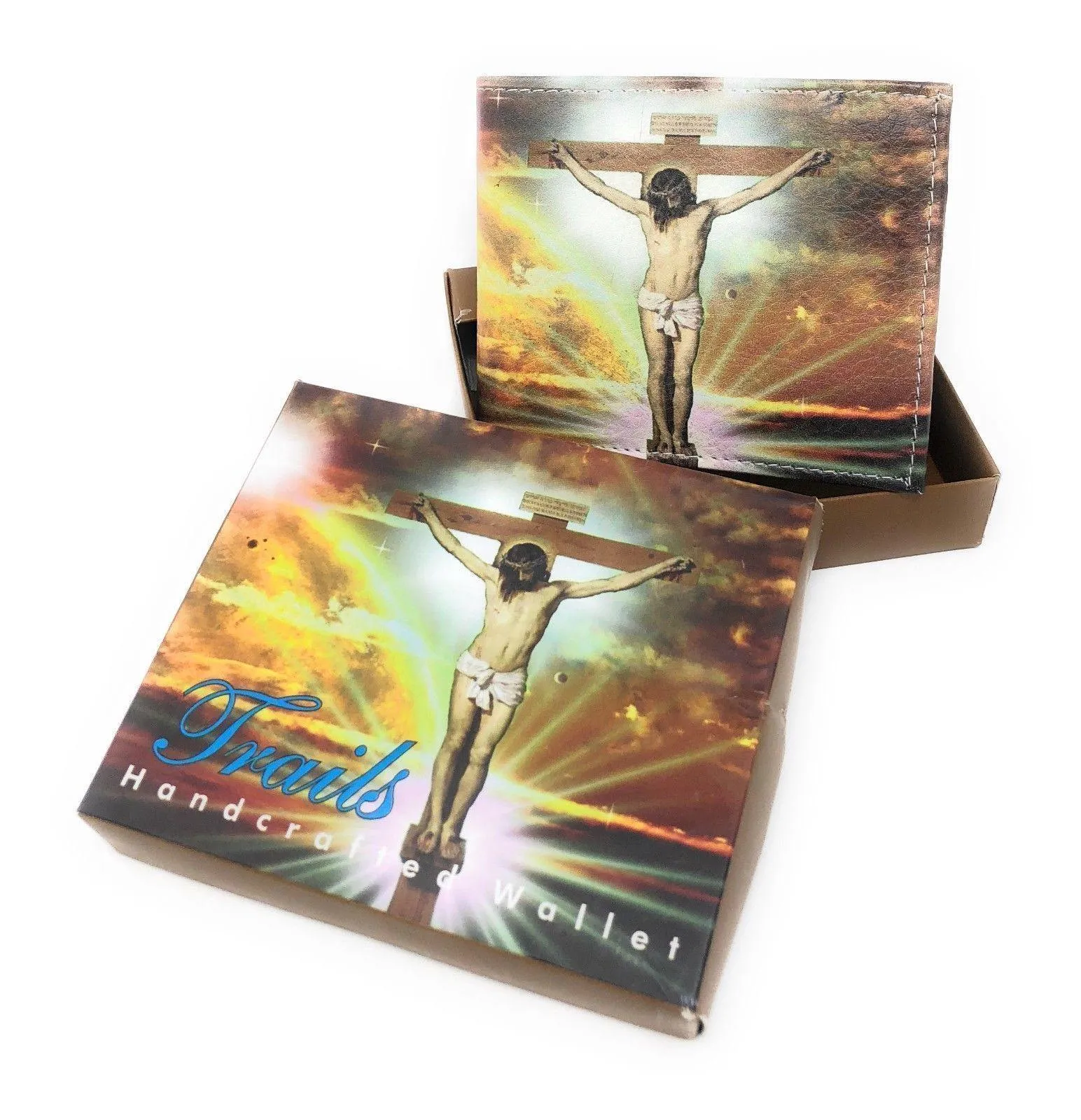 Printed Designs Bifold Wallets In Gift Box Cash Card Id Slots Mens Womens Youth