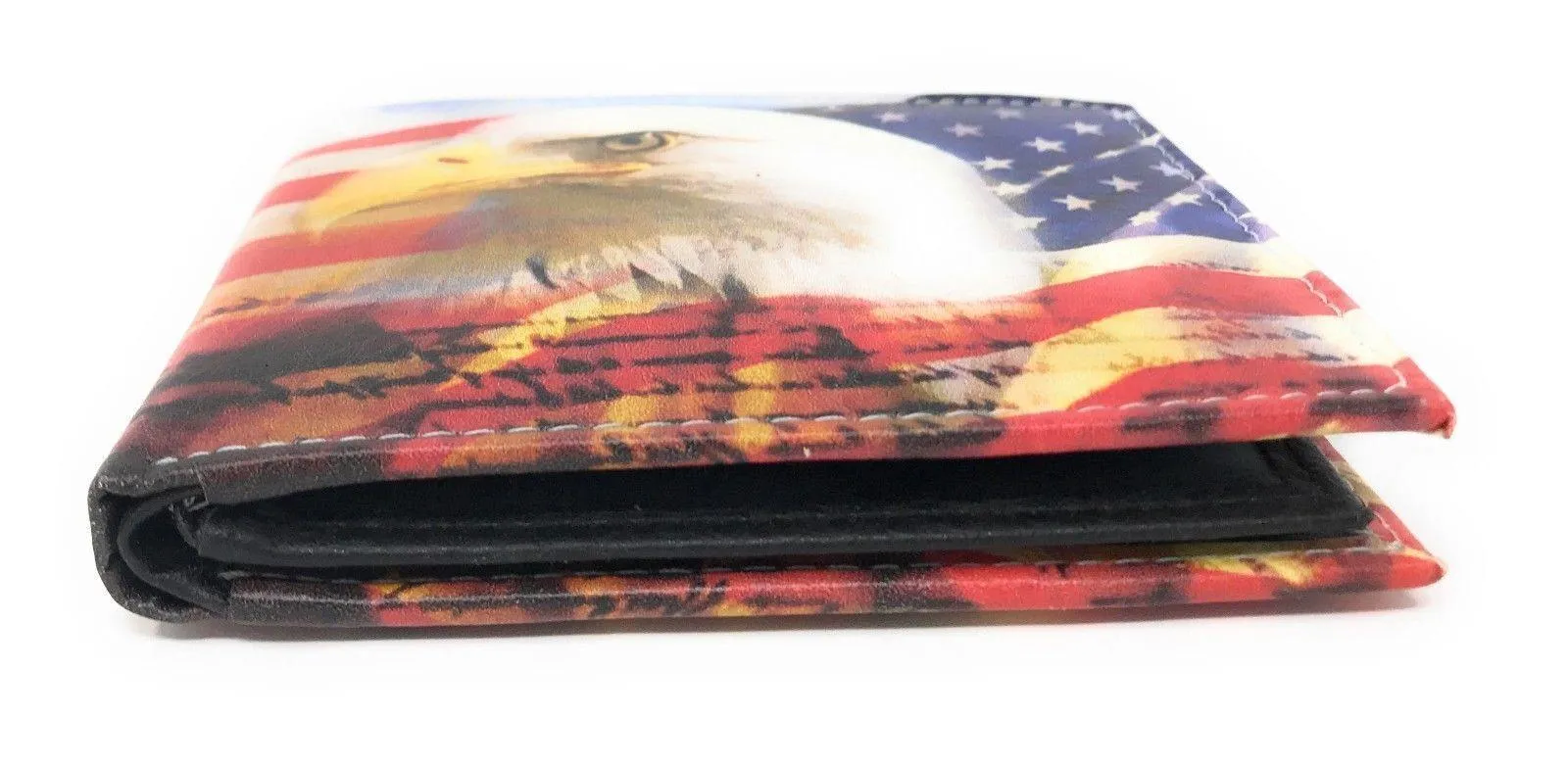 Printed Designs Bifold Wallets In Gift Box Cash Card Id Slots Mens Womens Youth