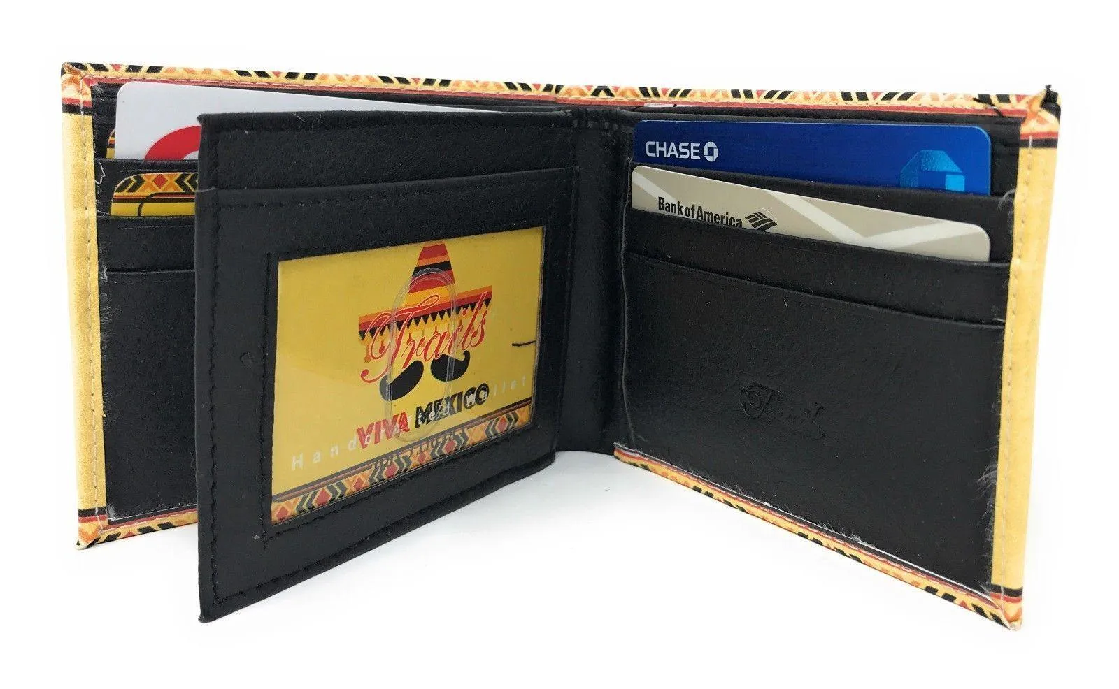 Printed Designs Bifold Wallets In Gift Box Cash Card Id Slots Mens Womens Youth