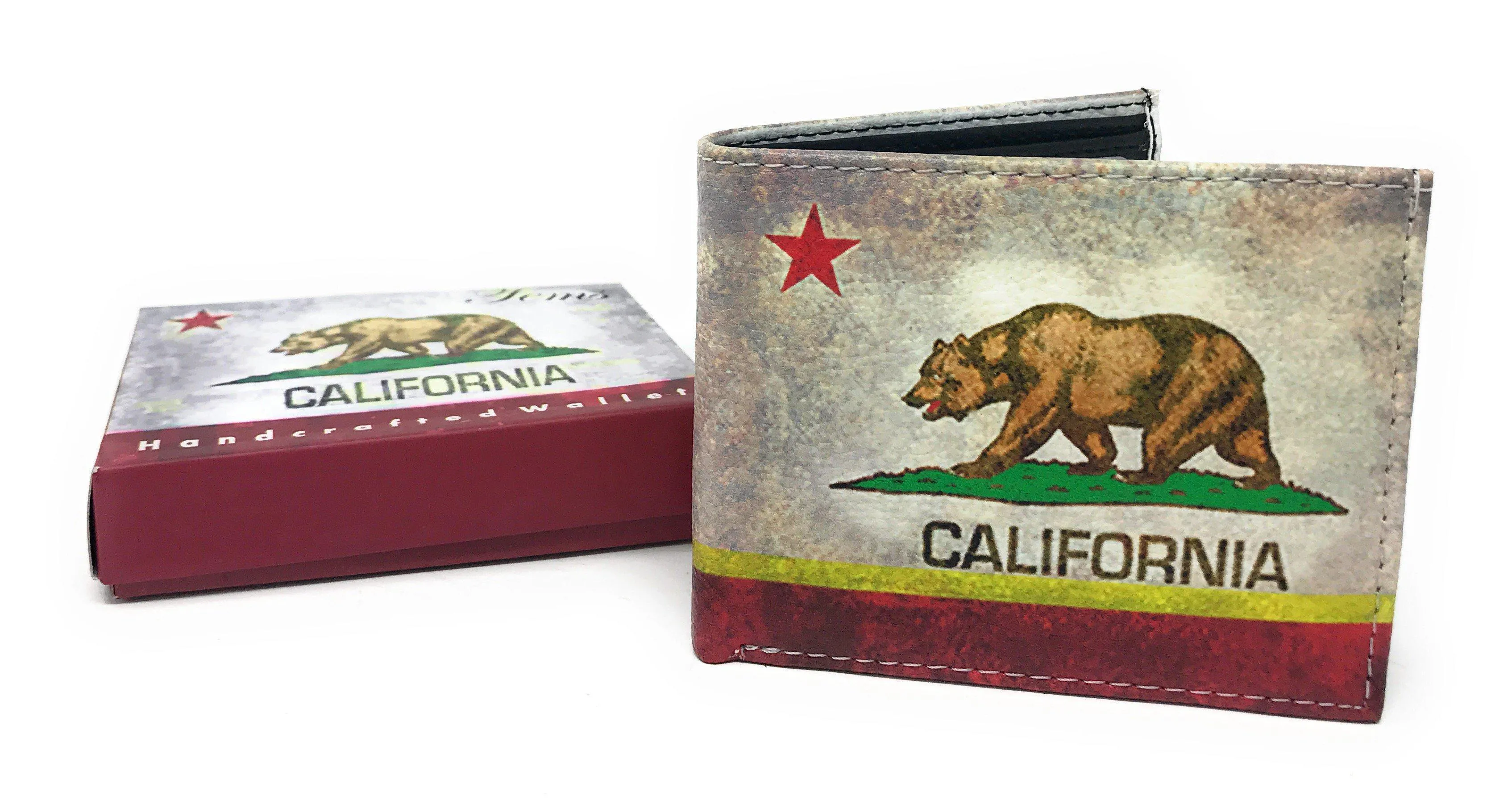 Printed Designs Bifold Wallets In Gift Box Cash Card Id Slots Mens Womens Youth