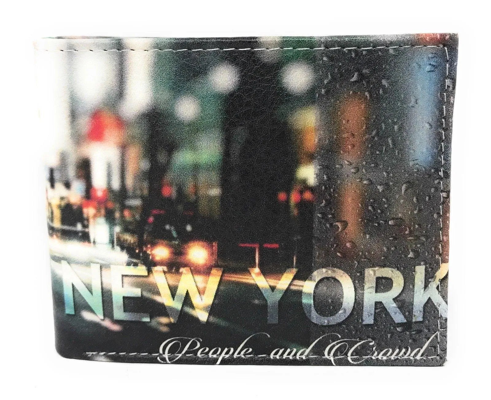 Printed Designs Bifold Wallets In Gift Box Cash Card Id Slots Mens Womens Youth