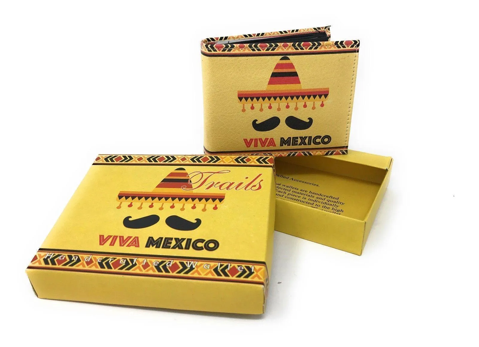 Printed Designs Bifold Wallets In Gift Box Cash Card Id Slots Mens Womens Youth