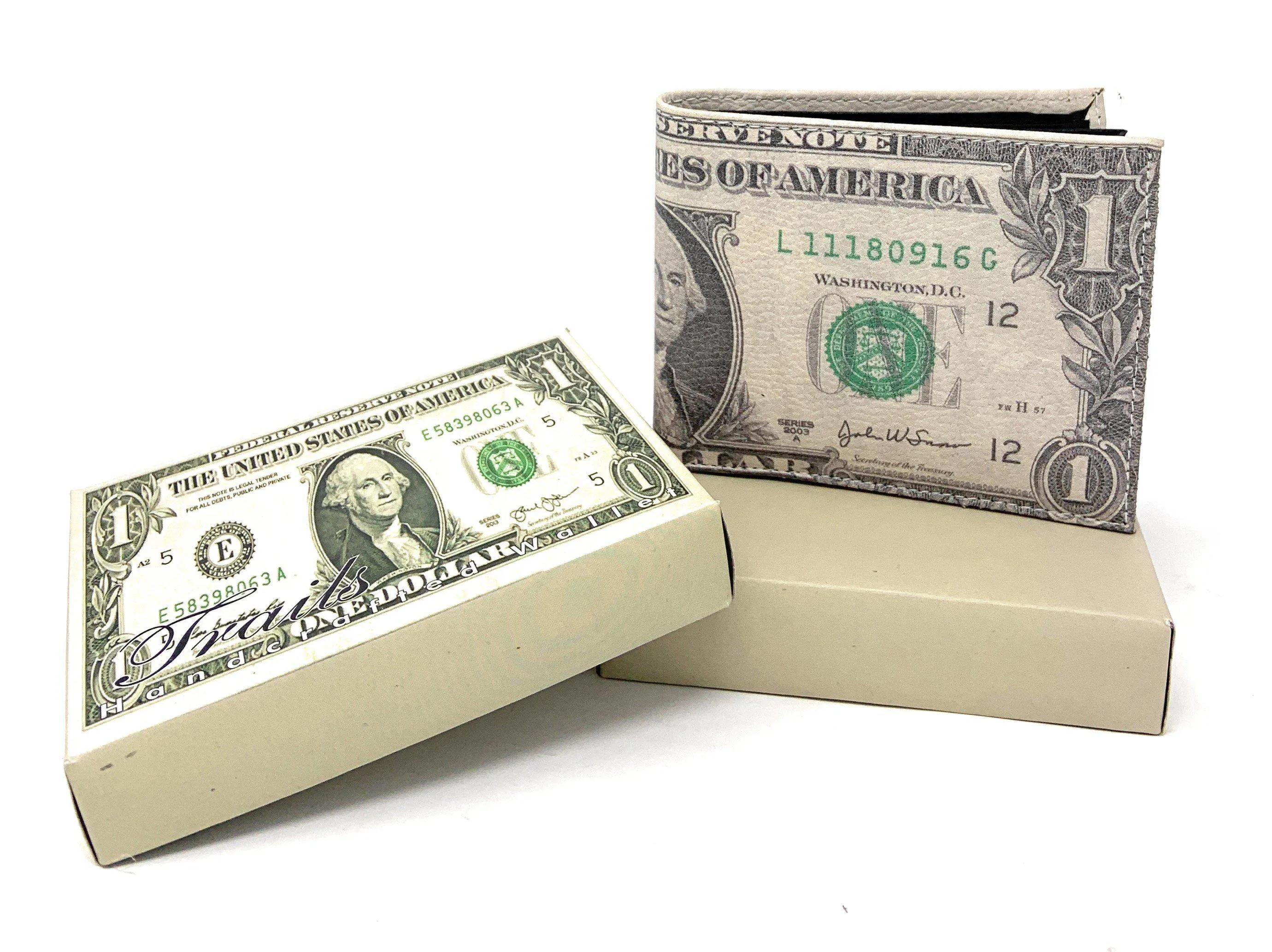 Printed Designs Bifold Wallets In Gift Box Cash Card Id Slots Mens Womens Youth