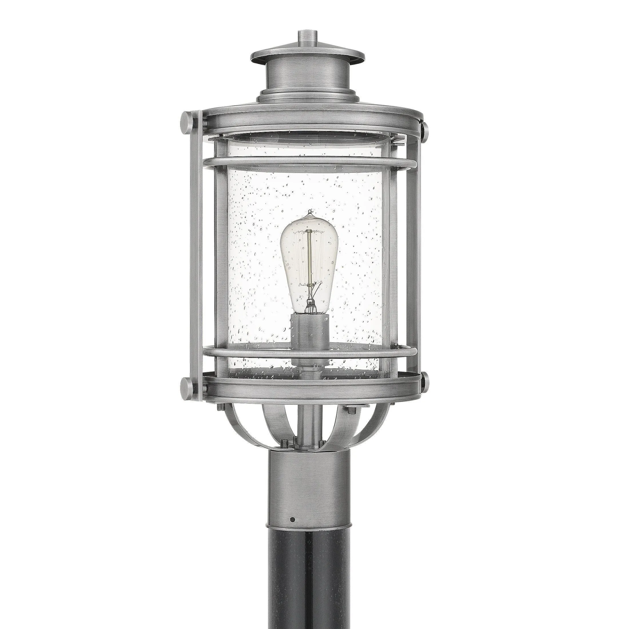 Quoizel  Booker Outdoor Lantern, Post