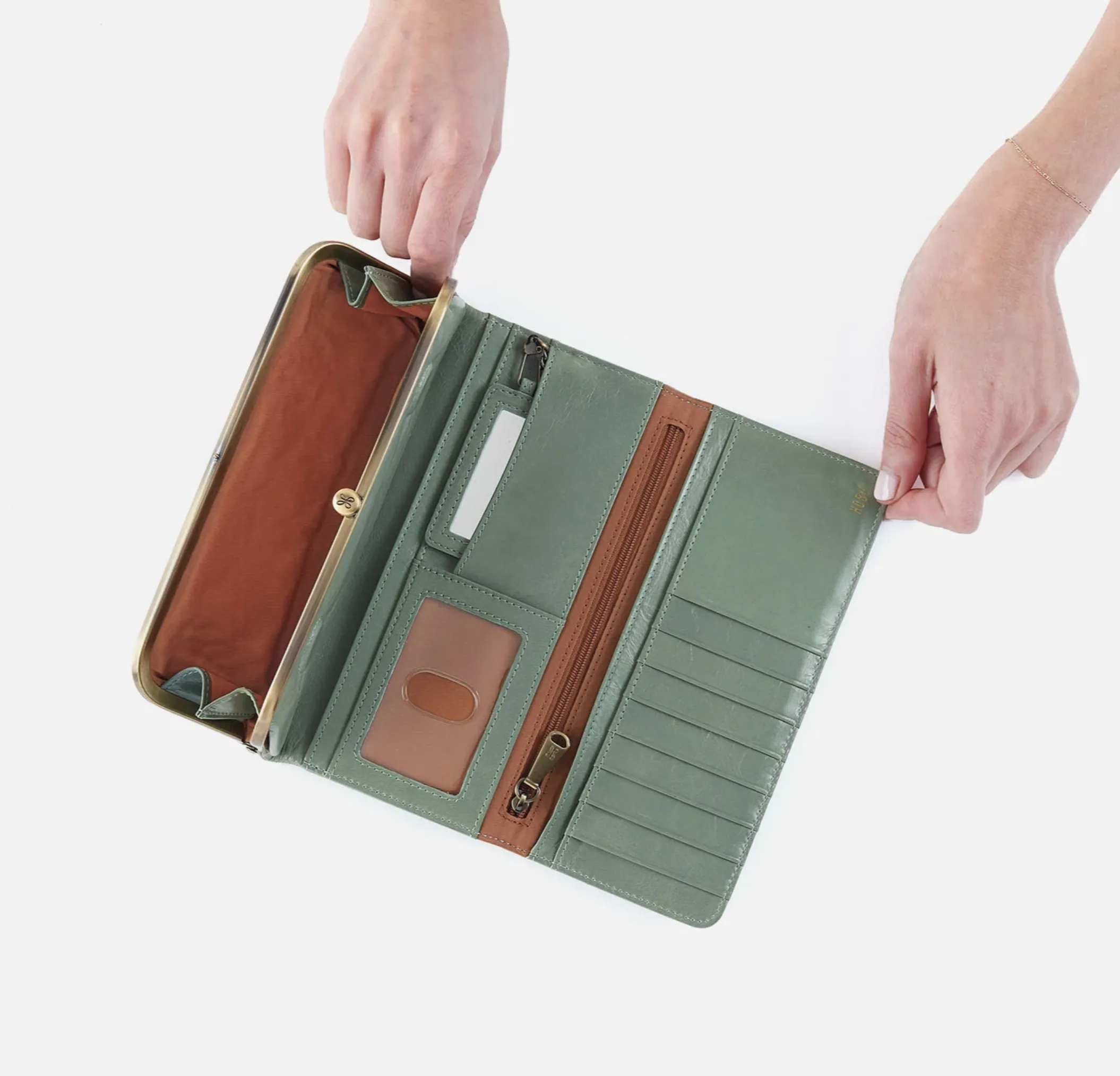 Rachel Wallet by HOBO | Jade