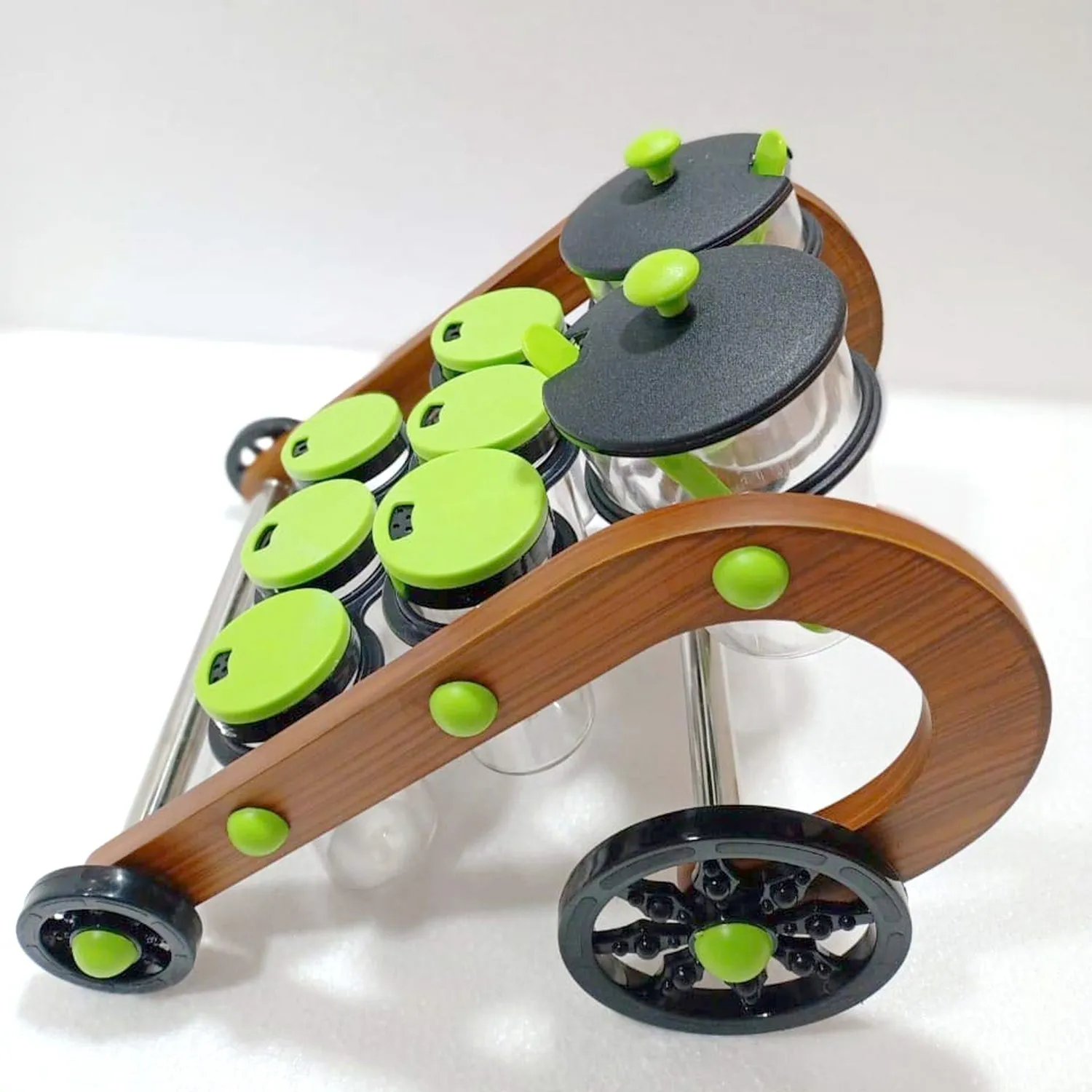 Rajwadi Spice Jar Stand and holder for supporting jars, bottles etc. including all kitchen purposes.