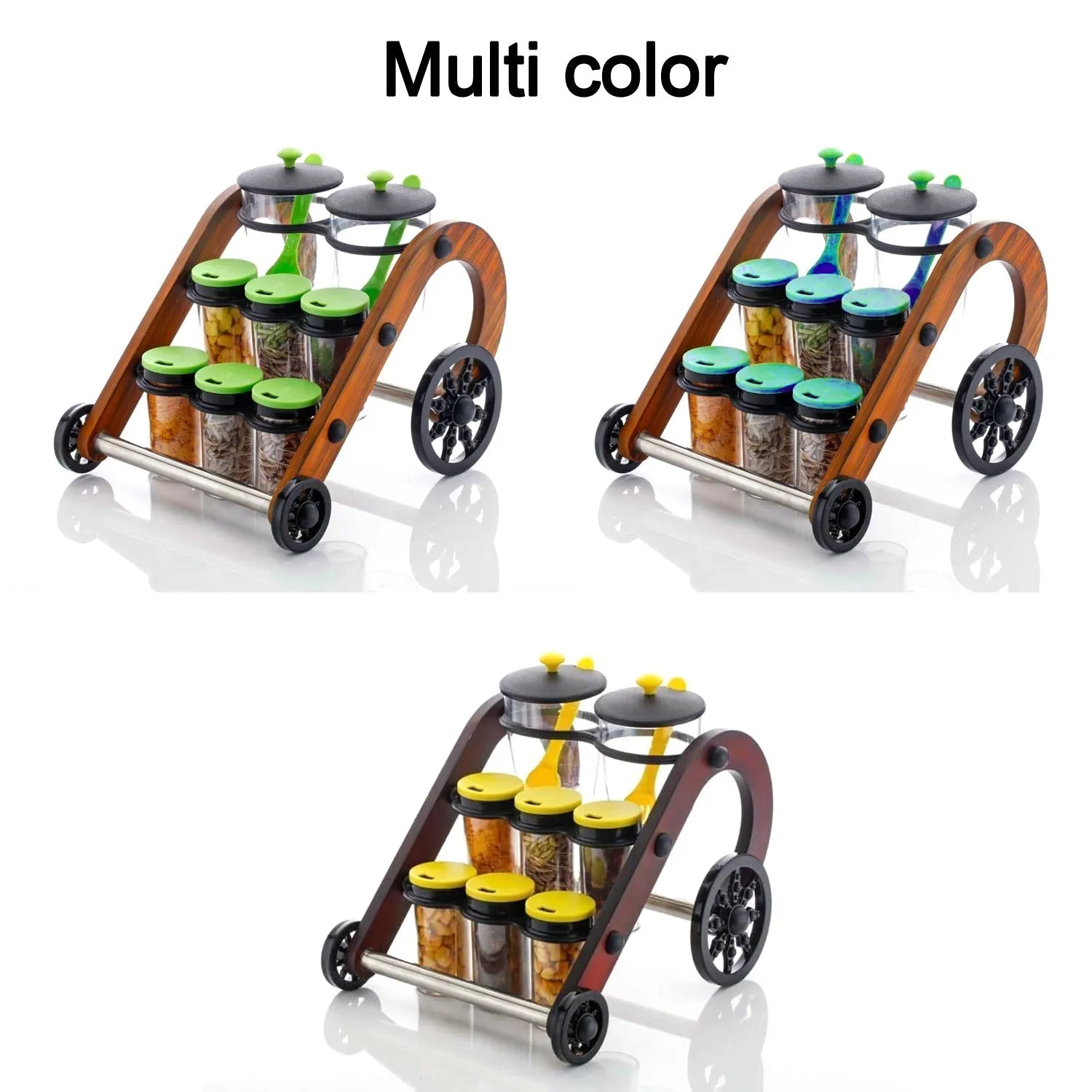 Rajwadi Spice Jar Stand and holder for supporting jars, bottles etc. including all kitchen purposes.