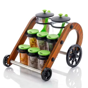 Rajwadi Spice Jar Stand and holder for supporting jars, bottles etc. including all kitchen purposes.